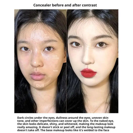 Professional White Face Foundation Matte Light White Blending Pure White Brightening Makeup For Cosplay Gothic Makeup Foundation