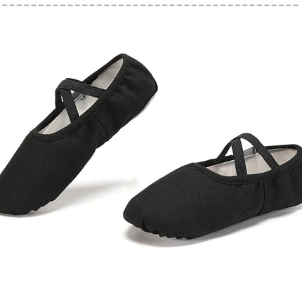 Women Ballet Shoes Girls Dance Slippers Split Sole Gymnastics Yoga Dancing Shoes Canvas Children Adult Ballerina Shoes
