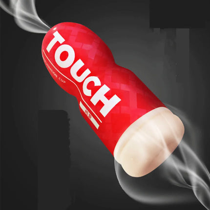 Realistic Vagina Anal Oral Deep Throat Masturbation Cup Vacuum Sucking Soft Silicone Male Penis Glans Trainer Sex Toy for Men