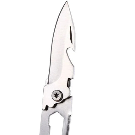 Mini Outdoor EDC Gear Outdoor Creative Multi Tool Folding Keychain Knife