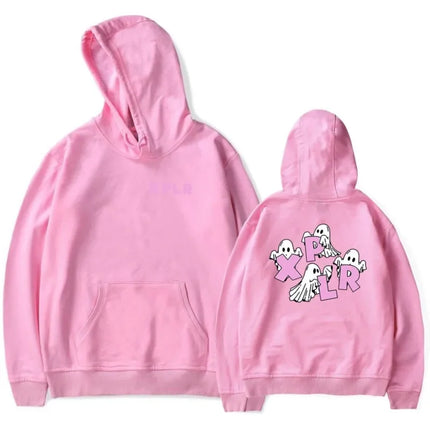 Xplr - Men's and women's long sleeved hooded sweatshirts unisex streetwear hip-hop style ghost print Sam's and Colby Merch