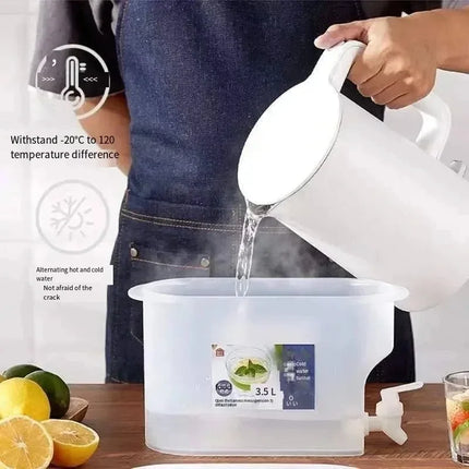 Summer Refrigerator Cold Kettle with Faucet in Refrigerator Large Capacity Portable Cold Kettle Fruit Teapot Cold Water Pitcher