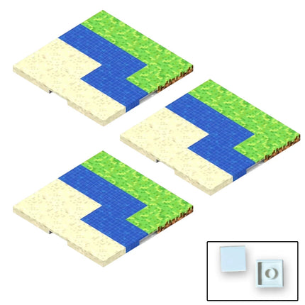 Magnetic Base Plates Blocks 5pcs - Durable Kids