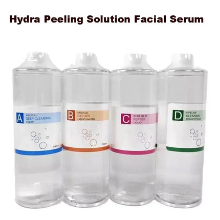 ABCD 500ml Aqua Hydra Peeling Solution Facial Serum For Dermabrasion Beauty Care Machine Deep Clean Exfoliate Moisturize