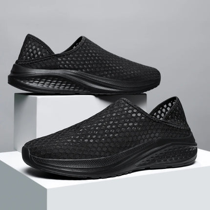 Sports shoes men's mesh breathable casual men's shoes unisex soft and comfortable couple shoes plus size flat shoes women 36-48