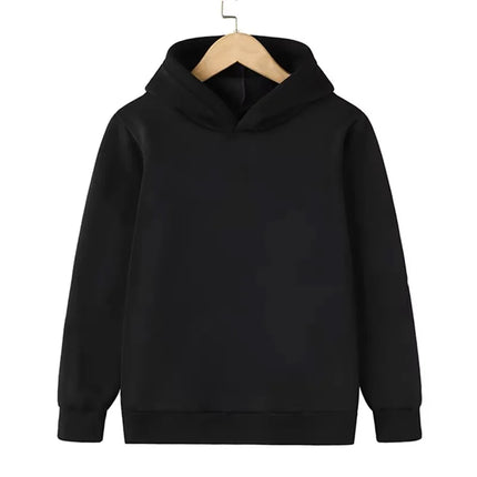 New autumn and winter warm children's hoodie pullover for boys and girls, casual cute cartoon children's hoodie