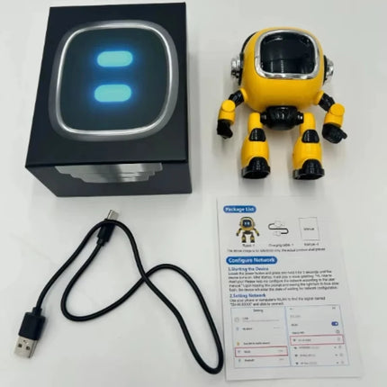 AI Robot Companion for Kids 2.4G Remote Control Electric Robot Easy Operation Home Education Travel Toy Gift