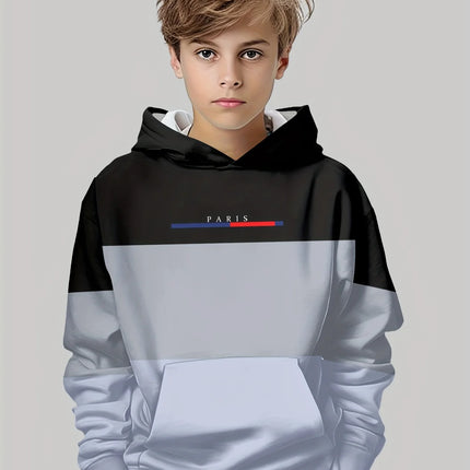 Kids Clothes Boys Hoodies Long Sleeve 3D Letter Print Children Spring Fall Clothes Casual Fashion Outdoor Child Girl Clothes Top