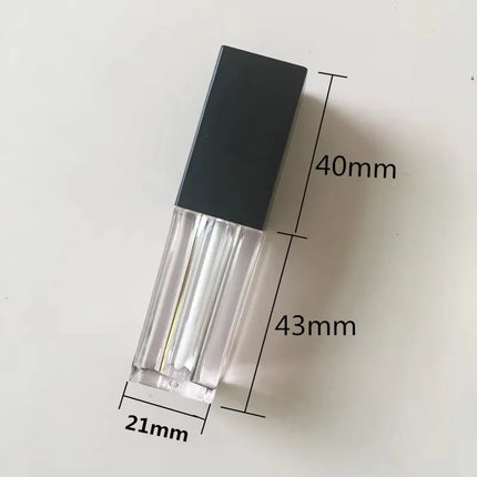 10/30/50pcs 5ml Empty Clear/Frosted Lip Gloss Tube DIY Liquid Lipstick /Lip Glaze Tube Lip Oil Sample Bottle Makeup Tool