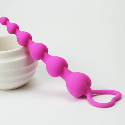 Beginner Anal Teaser Comfort Plug Butt plugs Heart Ring Newbies Sex Toy Explore Anal Play Women Man stimulate orgasmic effect