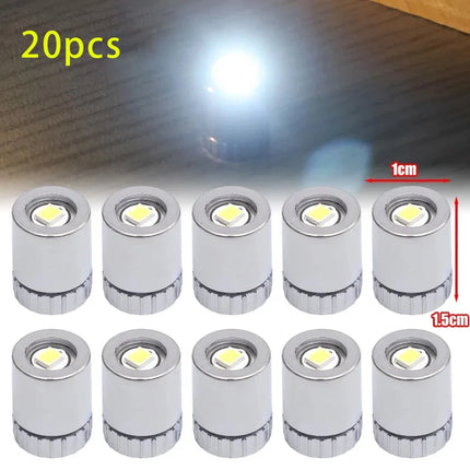20PCS Miniature Led Lamp Model Luminous Light Toys for DIY Model Making Dollhouse Balloons Party Decor Hand Craft with Batteries