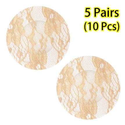 Women Self-Adhesive Disposable Lace Nipple Cover Breast Pasties Stickers For Strapless Clothes Sex Toys Flirtation Accessories