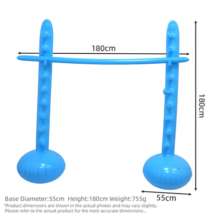 Inflatable Limbo Game Set, Outdoor Summer Party Game for Kids Adults, Backyard Carnival Interactive Play Toy