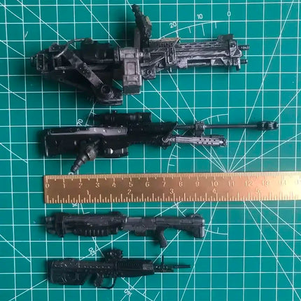 Weapon Equipment Supplementary Machine Gun Accessories for 6 -12 Inch Action Figure