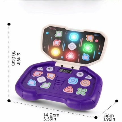 Flip Design Rhythm Master Quick Press Flashing Lights Rhythm Dance Game Push Button Children Gits Push Game Machine Training