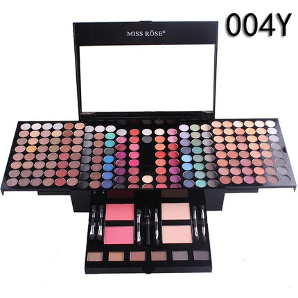 MISS ROSE Makeup Set Box Professional Full Kit 180 Color Glitter Eye shadow Palette Powder Brush Foundation Cosmetic Gifts Women