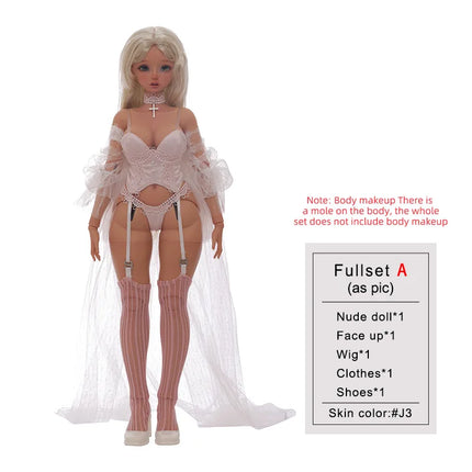 Shuga Fairy 1/4 Anthea Bjd Doll Captivating Joan Body Large Chest Long Legs Lingerie Show Style Sweet Smile Jointed Doll
