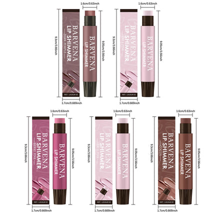 Beauty Lip Shimmer Lasting Shiny Glossy Hydrate Nourish Repair Dry Lips Smooth Soft Plump Lightweight Gentle Moisturize Lip Balm