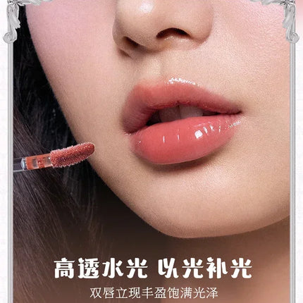 Flower Knows Shells Jewel Collection Makeup Lip Glaze Essence Honey Moisturizing Long-lasting Glossy Gloss Delicate Cosmetics
