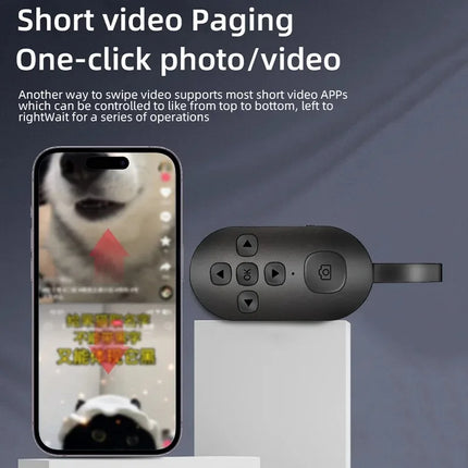 Bluetooth 5.0 Remote Controller Wireless Controller Button for Mobile Phone Selfie Shutter Release Tik Tok e-book Page Turning