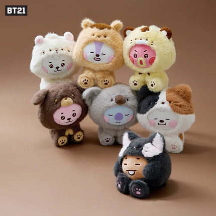 Bt21 New Baby Zoo Animal Costume Sitting Plush Dolls Cartoon Character Soft Fluffy Stuffed Toys Cute Collectible Gift For Women
