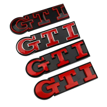 Metal Car Front Grille Emblem Badge for Volkswagen GTI Logo Polo Caddy Golf 4 5 6 8 Jetta Tiguan Touran Passat T-Roc MK3 MK4 MK5