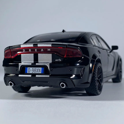 1:32 Dodge Charger SRT Super Sports Car Alloy Metal Diecast Model Car Sound & Light Collection Hobbies Decoration Birthday Gifts
