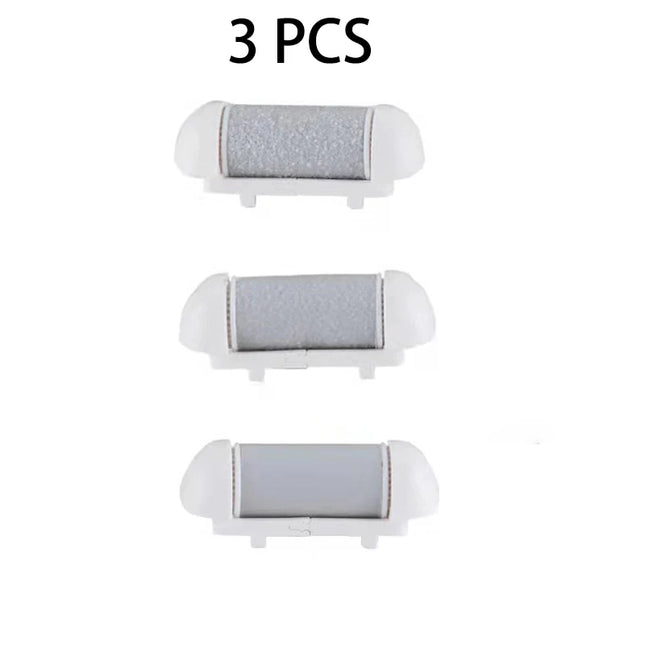 3/6 Pcs Foot Care Tool Heads Hard Skin Remover Refills Replacement Rollers for Cracked Heels Calluses and Dead Skin for HD46