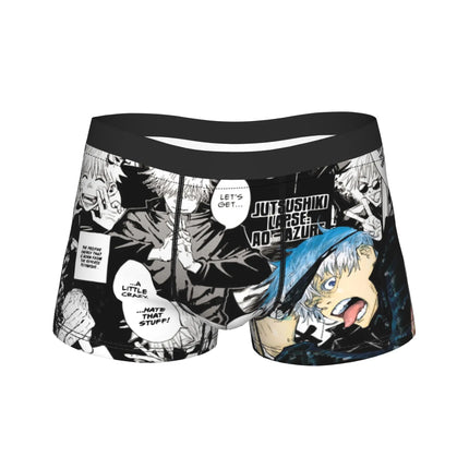 Humor Boxer Satoru Gojo Jujutsus Shorts Panties Briefs Men Underwear Kaisens Anime  Soft Underpants for Homme S-XXL