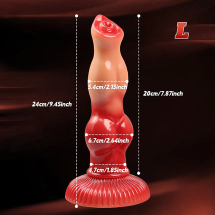 Realistic Dog Dildo Big Butt Anal Plug Vaginal Masturbation Adult Sex Toy Suitable For Male And Female Huge Monster Horses Penis