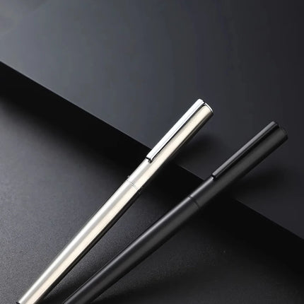 Jinhao 35 Fountain Pen All Steel Luxury Quality EF/ F Nib Calligraphy Writing Pen Stationery Business Office School Supplies
