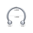 12MM(14G) / Silver
