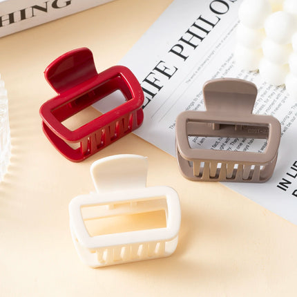 Silicone Hair Claw Clip / Pince Silicone Carrée