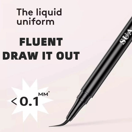 Waterproof Liquid Eyeliner Pen Black Eyeliner Pen - Ultra Fine Brush Head Waterproof Long-Lasting Makeup