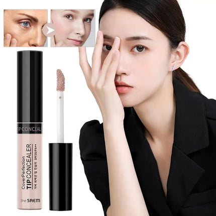 THE SAEM Cover Perfection Tip Concealer Effectively cover dark spots dark circles Foundation Stick Cream Korea Cosmetics
