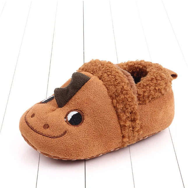 Super Keep Warm Infant Slippers Toddler Baby Shoes Baby Boy Girl Knit Crib Shoes Cute Cartoon Anti-slip Prewalker Baby Slippers