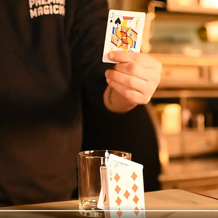 Bluetooth - Sirus Magic & Premium Magic Tricks Handsfree Rising Card Illusion Close Up Street Magicians Prop Gimmick Mentalism