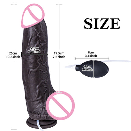 Big Penis Realistic Squirting Dildo Soft Silicone Skin Feel Spray Water Ejaculating Suction Cup masturbator Anal Sex Toys Women