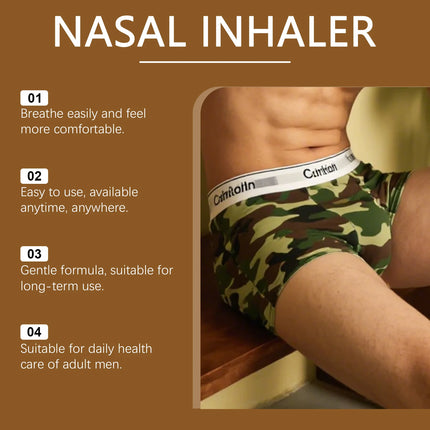 Men's Nursing Nasal Sniffing Stick Daily Nutrition Body  Gentle Care Comfortable Inhalation Nasal Sniffing Stick-6699