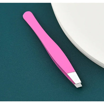 Removal Clip for Eyelash 1/4pcs Eyebrow Tweezers Stainless Steel Hair Extension Tweezer Colorful Professional Makeup Beauty Tool