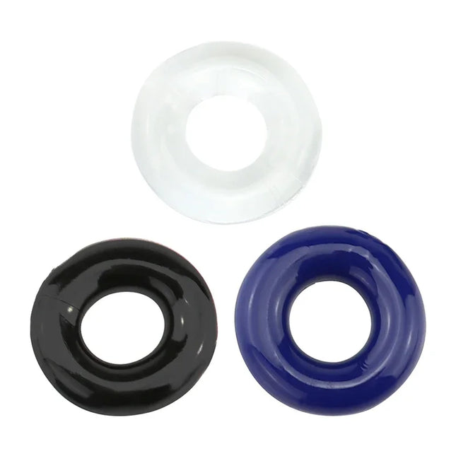6 Pcs Cock Ring for Men Delay Ejaculation Silicone Penis Ring Set Adult Product Male Rings Lasting Erection Sex Toys for Couple