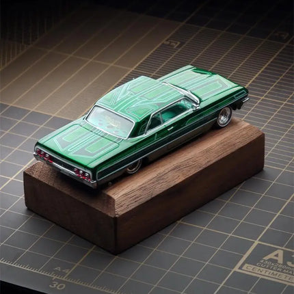 [PreSale] 97m 1:64 Impala 1964 LowRider Gypsy Rose Diecast Model Car