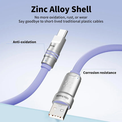 1.2M/2M USB A To USB C Fast Charging Cable PD15W 480Mbps Data Transfer Cord USB To C Cable For Phones Laptop Tablets