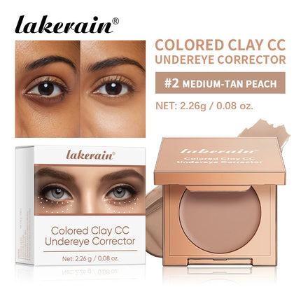Lakerain Undereye Color Correction Concealer Fine Clay Texture Quickly Covers Dark Circles Waterproof Moisturizes Bright Skin