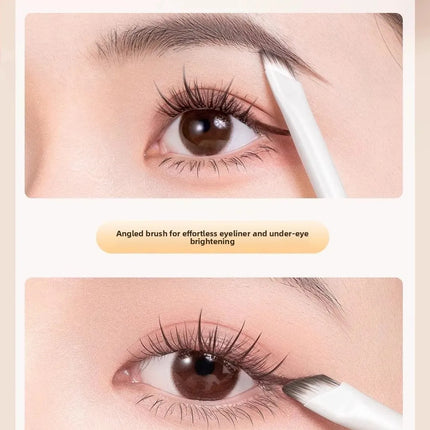 Cloud Porcelain 8-Piece Eyeshadow Brush Set Soft Bristle Blade Edge Eyeshadow Brush Nasal Shadow Brush Eye Makeup Diffusion Brus