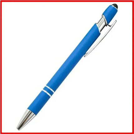 200 Pcs Light - Metal Capacitive Universal Touch Screen Stylus Ballpoint Pen Writing Stationery Office Gifts Free custom Logo