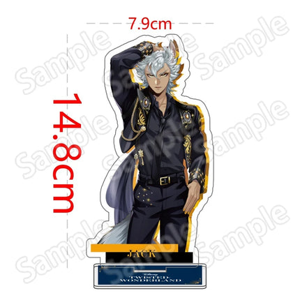 Anime Twisted Wonderland Acrylic Stand Keychain 10-15cm Game Malleus Riddle Azul Idia Vil Leona Desk Decor Collectible Fans Gift