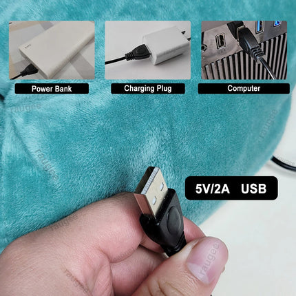Foot Warmer Winter Portable Electric Foot Heater USB Power Heating Pad Home Flannel Constant Temperature Foot Heated Blanket