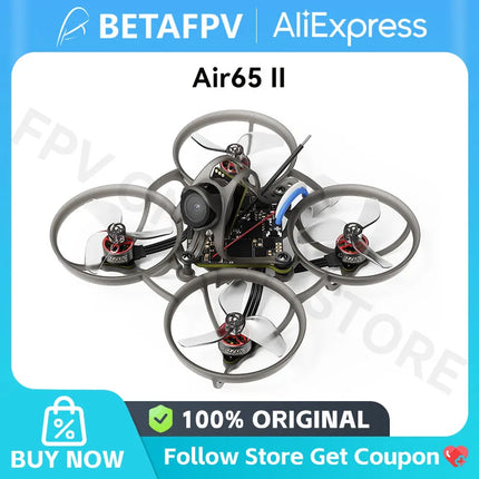 BETAFPV Freestyle Air65 II Champion ELRS 2.4G Brushless Whoop Quadcopter RC Mini Drone For LAVA Seriel 1S 95C 320mah Battery New