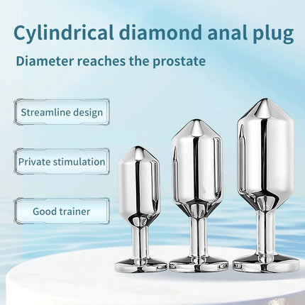 Runyu Sexy Adult Metal Anal Plug Penetration-Anal Adult Toys Fetish Butt Plug Sexy Gadgets Erotic Products But Pluk SM Sex Toys